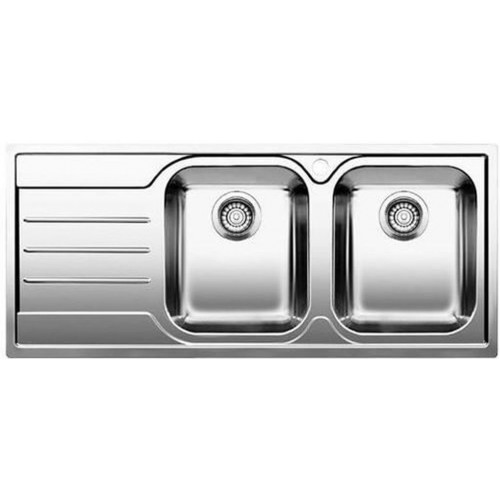 BLANCO Median 8 S-IF Edelstahlspüle Bürstfinish, Becken rechts 518491