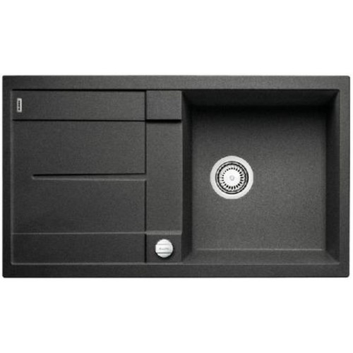 BLANCO METRA 5 S-F Silgranit Spüle anthrazit mit Excenter, flächenbündig 519097