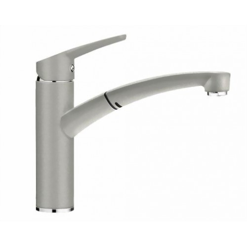 BLANCO NEA-S Silgranit-look Einhebelmischer Hochdruck perlgrau 520307