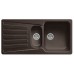 BLANCO Nova 6 S Küchenspüle mit Ablaufgarnitur, Cafe 515022