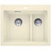 BLANCO Pleon 6 Spilt Granitspüle ohne Exzenter jasmin 521694