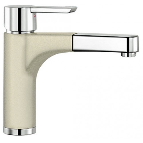BLANCO PYLOS-S SILGRANIT-look Einhebelmischer Hochdruck jasmin/chrom 512972