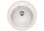 BLANCO Riona 45 Granitspüle ohne Exzenter weiß 521398