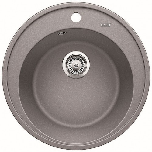 BLANCO Riona 45 Granitspüle ohne Exzenter aluminium 521397