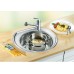 AUSVERKAUF B WARE BLANCO Rondoval Edelstahlspüle R513312 VERBEULT