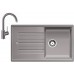 BLANCO Set Spüle ZIA 5 S SILGRANIT Allumetalic + Armatur Mida Allumetalic
