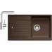 BLANCO Set Spüle ZIA 5 S SILGRANIT Cafe + Armatur Mila chrom