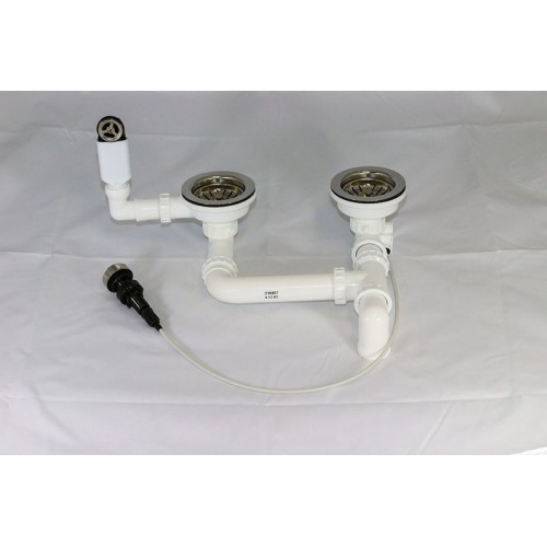 BLANCO Siphon Ab-und Überlaufgarnitur 3,5'' mit Ablauffernbedienung 218407b