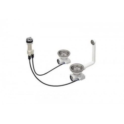 Blanco Siphon für Lexa Spülen, 2×3,5" 221496