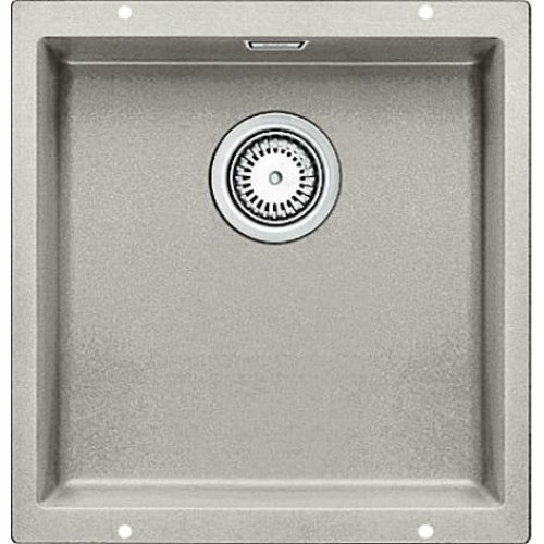 BLANCO Subline 400 - U Unterbauspüle mit Exzenter, perlgrau 520653