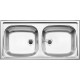 BLANCO Top EZ 8 x 4 Edelstahlspüle naturfinish 500372