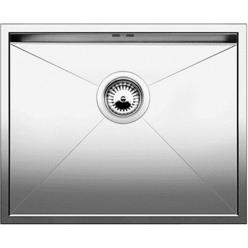 BLANCO Zerox Style 500-U Edelstahlspüle Seidenglanz ohne Zugknopf 522252