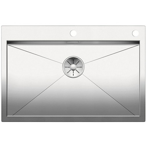 BLANCO Einbauspüle ZEROX 700-IF/A Edelstahl Steelart InFino Ablauf 521631