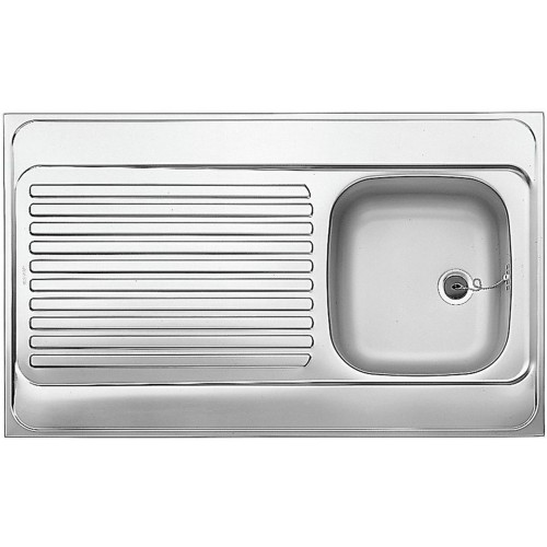 BLANCO Auflagespüle R-ES 10 x 6 Edelstahl Naturfinish o.AF.510503
