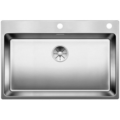 BLANCO Andano 700-IF/A Edelstahlspüle Seidenglanz mit Ablauffernbed. 522995
