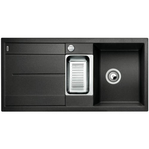 BLANCO Einbauspüle METRA 6 S-F flächenbündig einbaubar schwarz 525929