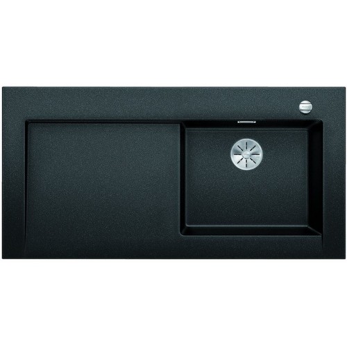 BLANCO Modex M 60 - Silgranitspüle, 1200x605 mm, mit Ablaufsystembedienung, Schwarz 526112 BLANCO Modex M 60 - Silgranitspüle, 1200x605 mm, mit Ablaufsystembedienung, Schwarz 526112