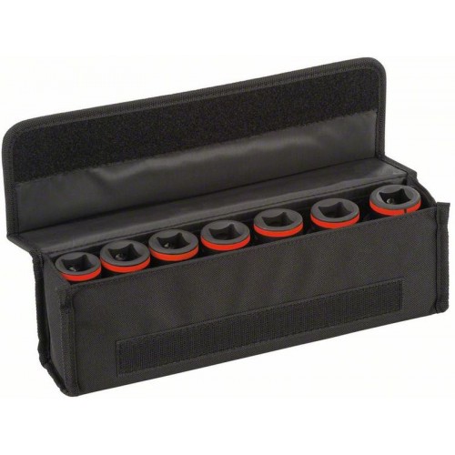 BOSCH Steckschlüsseleinsätze-Set, 7-teilig, 90 mm, 19 - 36 2608551104