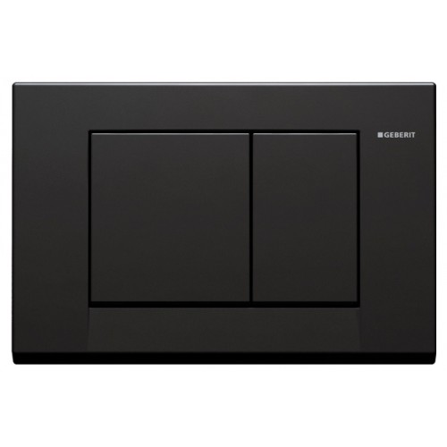 GEBERIT BOLERO Betätigungsplatte, schwarz RAL 9005, 115.777.DW.1,