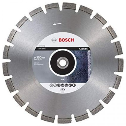 BOSCH Diamanttrennscheibe Best for Asphalt, 350 x 20/25,40 x 3,2 x 12 mm 2608603641