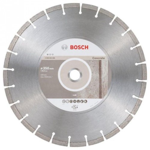 BOSCH Diamanttrennscheibe Standard for Concrete, 350 x 25,40 x 2,8 x 10 mm 2608603806