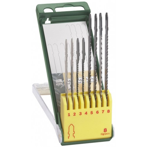 BOSCH Accessories Stichsägeblätter-Set Holz/Metall mit T-Schaft 8tlg. 2607019458