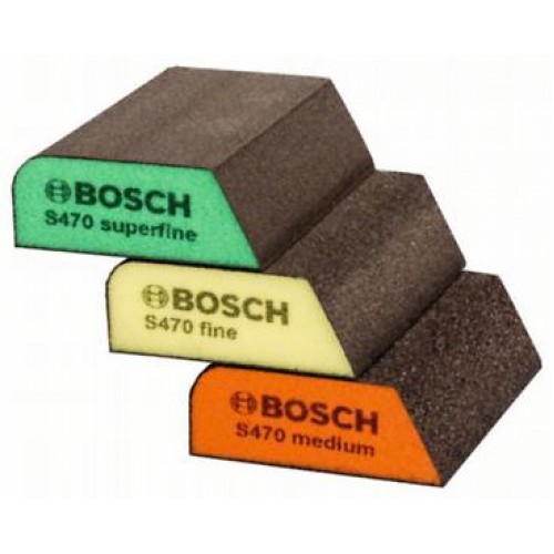 BOSCH Schleifschwamm-Set 3tlg. 2608621252