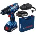 BOSCH GSB 180-LI PROFESSIONAL Akku-Schlagbohrschrauber, 18V, 2x 2,0Ah. 06019F8307