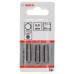 BOSCH Schrauberbit ExtraHart, HEX 6, 25 mm, 3er-Pack 2607001728