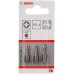 BOSCH Schrauber­bit Extra-Hart, PZ 1, 25 mm, 3er-Pack 2607001554