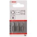 BOSCH Schrauber­bit Extra-Hart, T15, 25 mm, 3er-Pack 2607001607