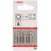 BOSCH Schrauber­bit Extra-Hart, T20, 25 mm, 3er-Pack 2607001611