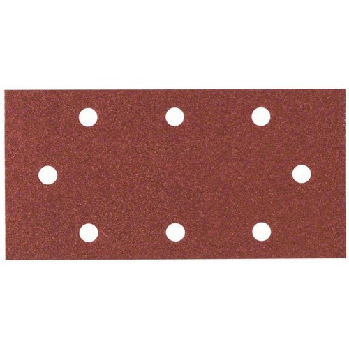 BOSCH Schleifblatt-Set für Schwingschleifer, 10-teilig, 93 x 185, 80,2609256A89