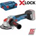 BOSCH GWX 18V-10 C Akku-Winkelschleifer mit X-LOCK, 125 mm, ohne Akku, L-Boxx 06017B0200