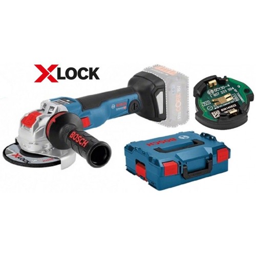 BOSCH GWX 18V-10 SC PROFESSIONAL Akku-Winkelschleifer mit X-LOCK, 125mm, L-Boxx 06017B0400