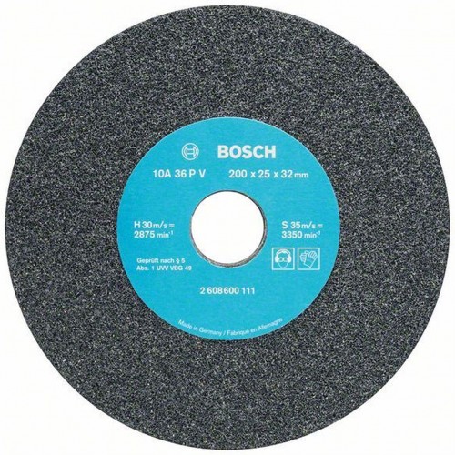 BOSCH Schleifscheibe für Doppelschleifmaschine, 200mm, 32mm, 36 2608600111