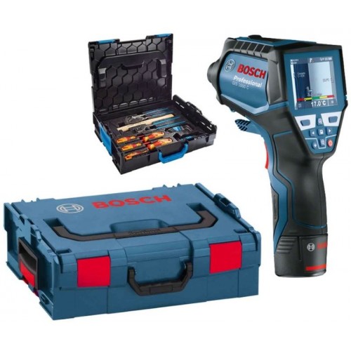 BOSCH GIS 1000 C Professional Wärmemelder + L-Boxx + Gedore 26-teiliges Werkzeugset 06159940KE BOSCH GIS 1000 C Professional Wärmemelder + L-Boxx + Gedore 26-teiliges Werkzeugset 06159940KE