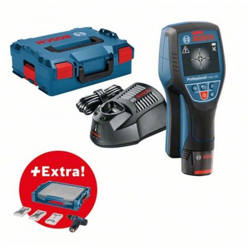 Bosch Wallscanner D-tect 120, Akku-Schrauber GSR 12V-15, Zubehör-Set in i-BOXX, i-Rack