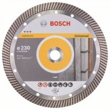 BOSCH Diamanttrennscheibe Best für Universal Turbo, 230x22,23x2,5x15mm, 2608602675