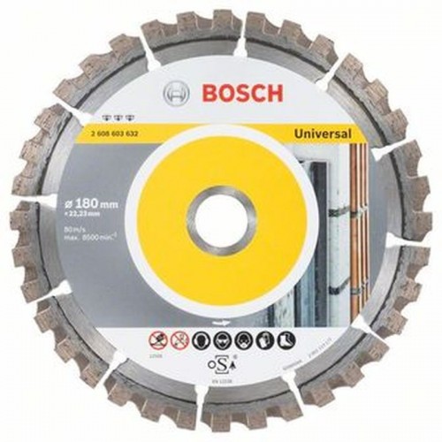 BOSCH Diamanttrennscheibe Best for Universal, 180 x 22,23 x 2,4 x 12 mm 2608603632