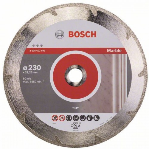 BOSCH Diamanttrennscheibe Best for Marble, 230 x 22,23 x 2,2 x 3 mm 2608602693 BOSCH Diamanttrennscheibe Best for Marble, 230 x 22,23 x 2,2 x 3 mm 2608602693