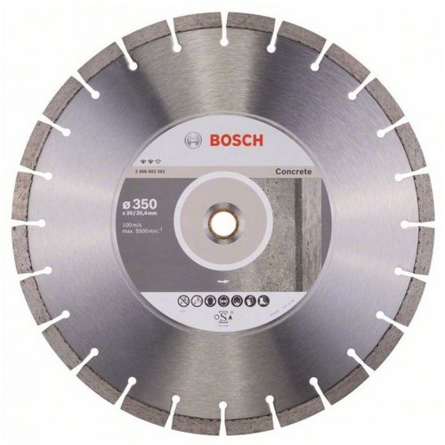 BOSCH Diamanttrennscheibe Expert for Concrete, 350 mm 2608602561