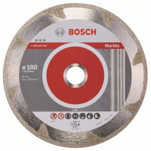 BOSCH Diamanttrennscheibe Best for Marble, 180 x 22,23 x 2,2 x 3 mm 2608602692