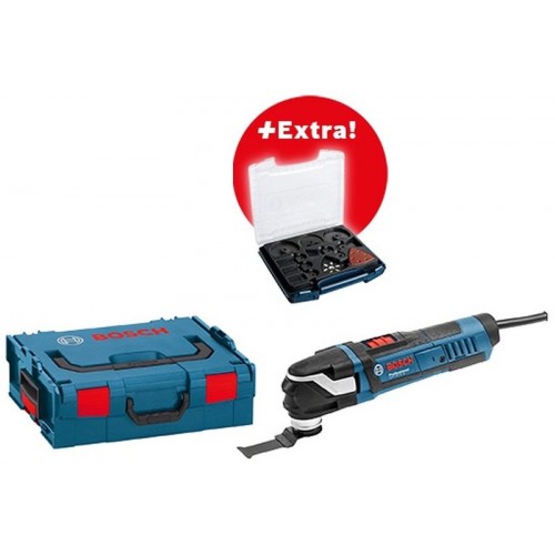 BOSCH Professional Multi-Cutter GOP 40-30, mit 34-teiligem ZB-Set in i-Boxx