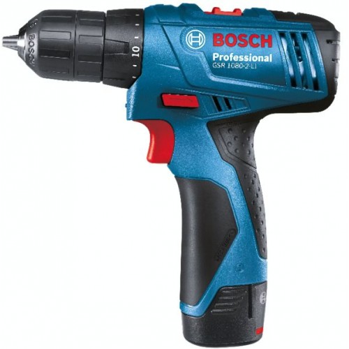 BOSCH GSR 1080-2-LI Professional Bohrschrauber 2x1,5Ah 0.601.9E2.000