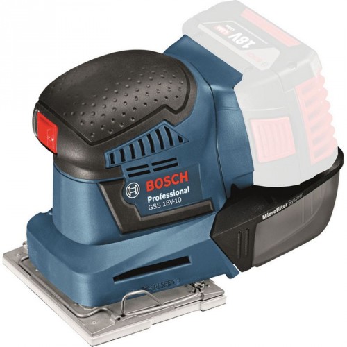 BOSCH Professional Akku-Schwingschleifer ohne Akku 18V GSS 18V-10 06019D0200