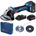 BOSCH GWS 180-LI PROFESSIONAL Akku-Winkelschleifer, 18V 4.0Ah, 125mm 06019H9021