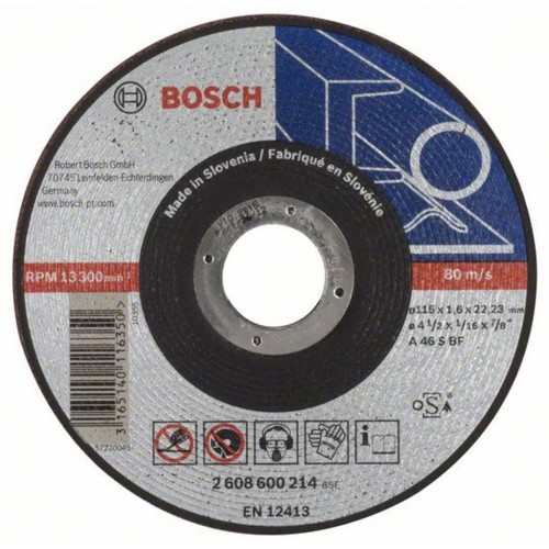 BOSCH Trennscheibe gerade Expert for Metal AS 46 S BF, 115mm, 22,23mm, 1,6mm 2608600214