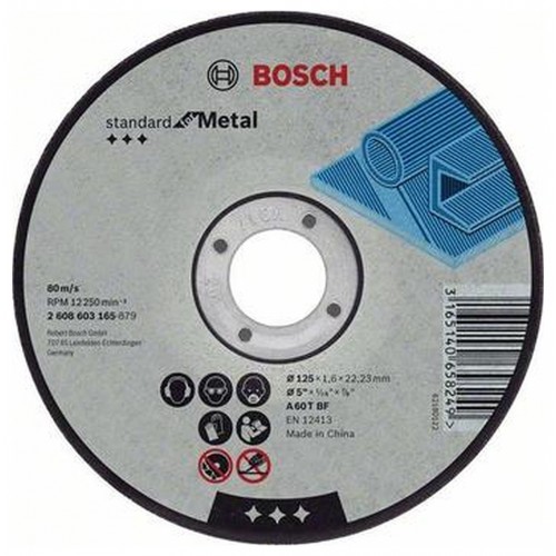 BOSCH Trennscheibe gerade Expert for Metal A 30 S BF, 115 mm, 22,23 mm, 2,5 mm 2608600318