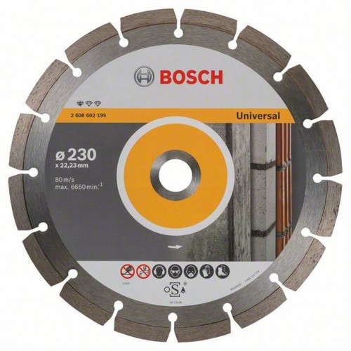 BOSCH Diamantscheibe for Universal 230 mm, 2608602195